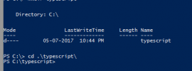 TypeScript create directory