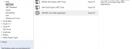 Create MVC application in asp.net core 2.0