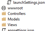 debug asp.net core project hosted in IIS select properties
